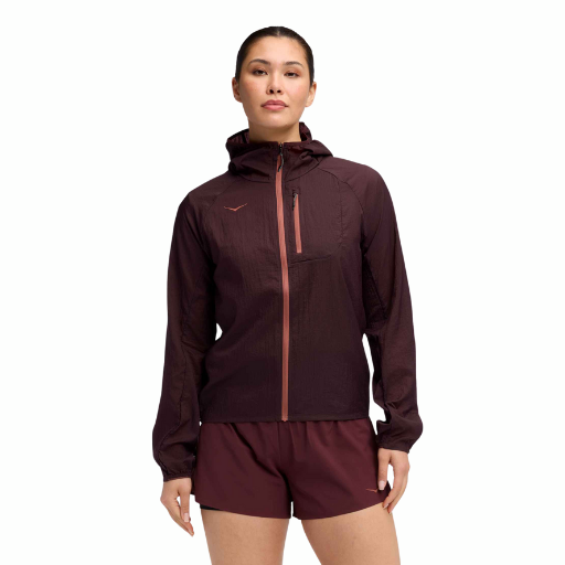 Hoka Skyflow Jacket | Black Cherry | The Run Hub