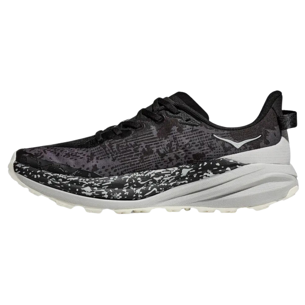 HOKA Speedgoat 6 | 1147791-BKSTR | BLACK / STARDUST | Men's Trail Shoes | The Run Hub