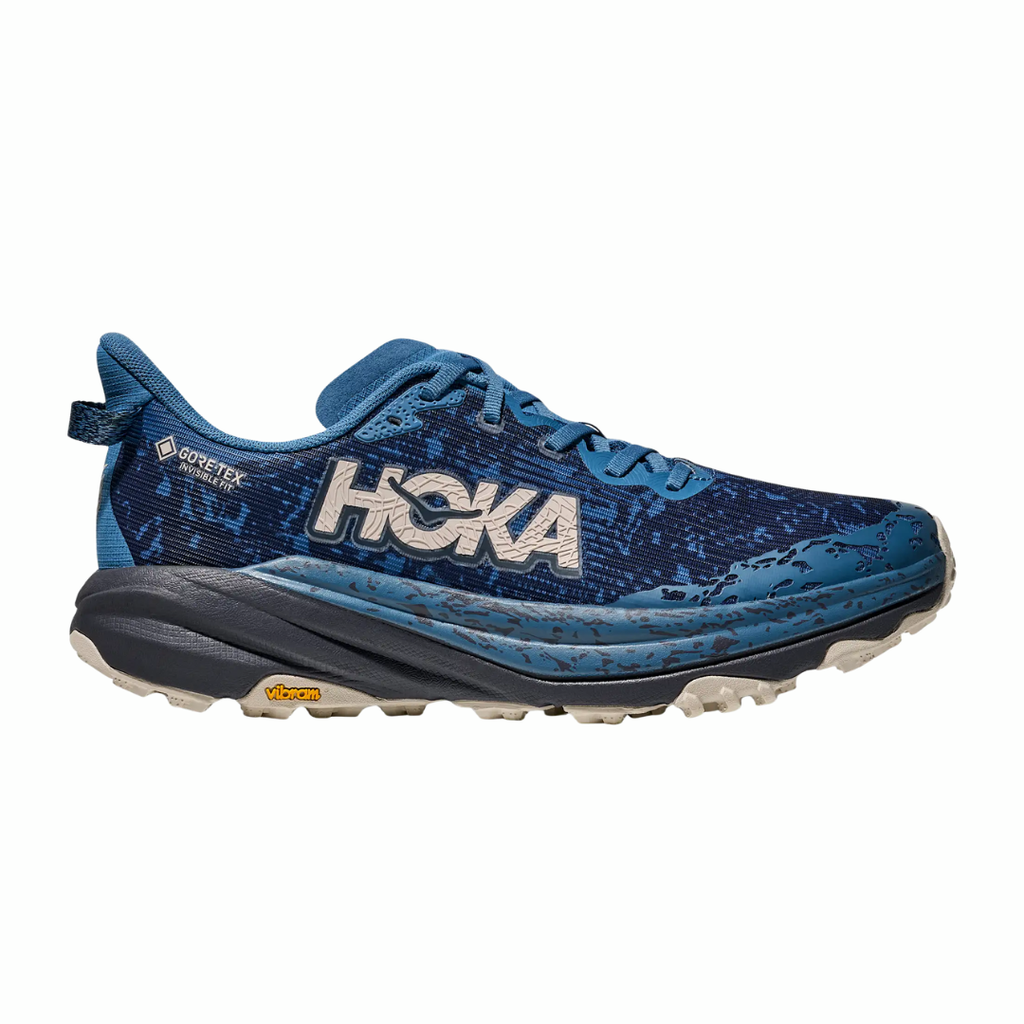 Hoka Speedgoat 6 GTX | Foggy Night & Charcoal Grey | The Run Hub
