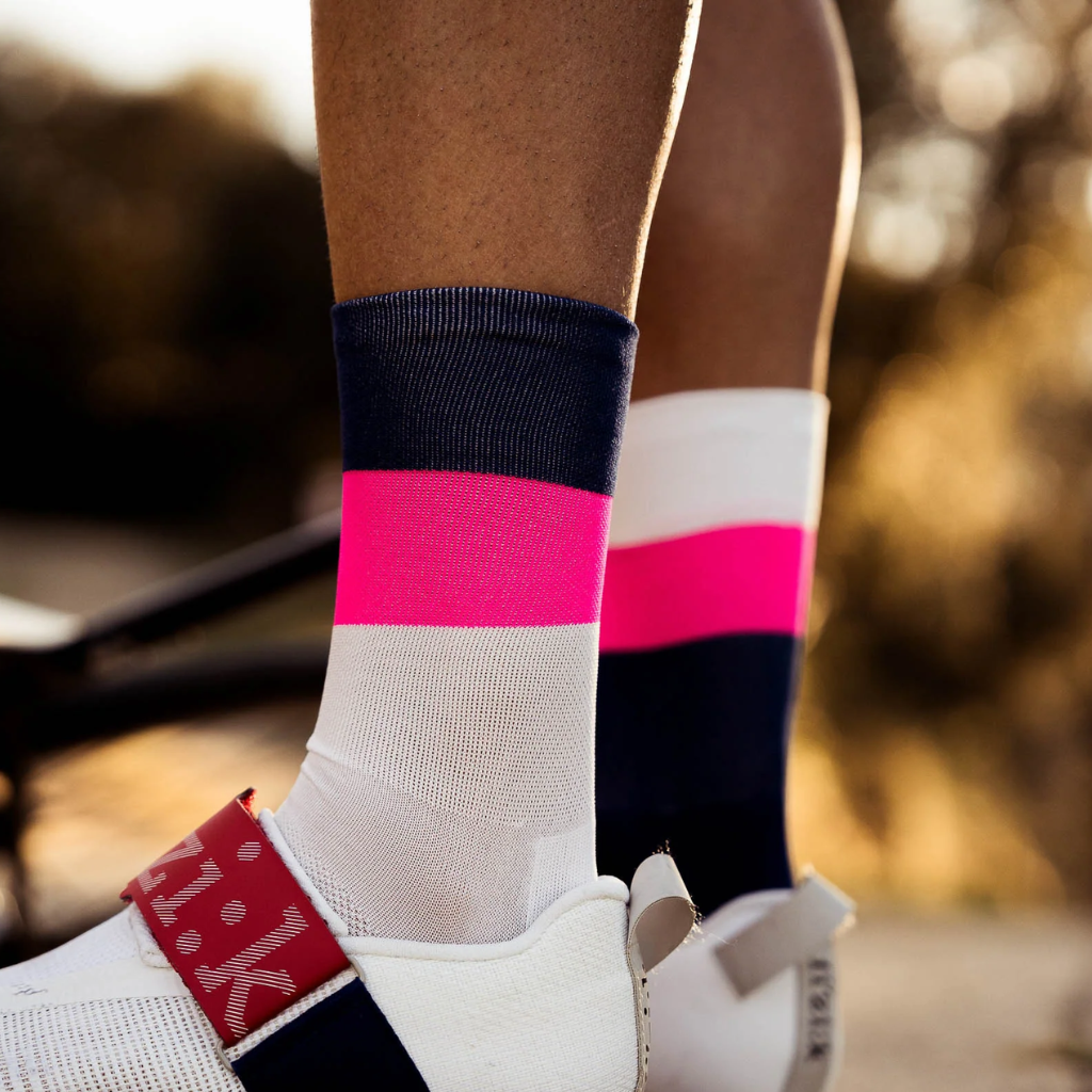 Incylence unisex High-Cut Ultralight Socks | Mirrored Pink | The Run Hub&nbsp;