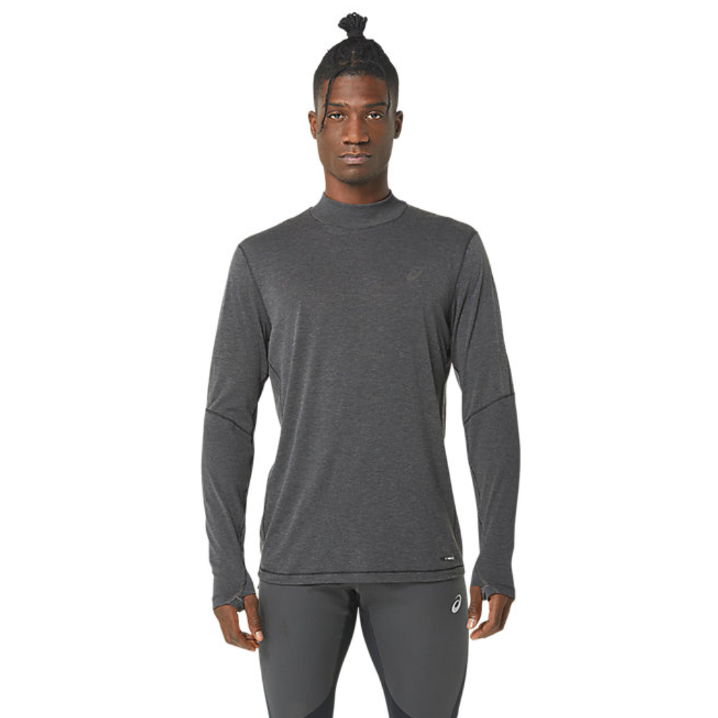 Asics Metarun Mock Neck Long Sleeve Top Black The Run Hub