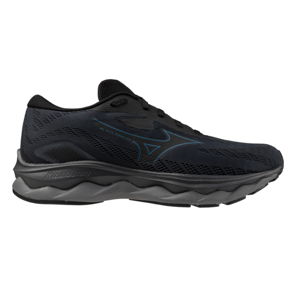 MIZUNO Men's WAVE SERENE GTX Neutral Running Shoe | Ebony/Crystal Teal /Black | J1GC240205 | The Run Hub