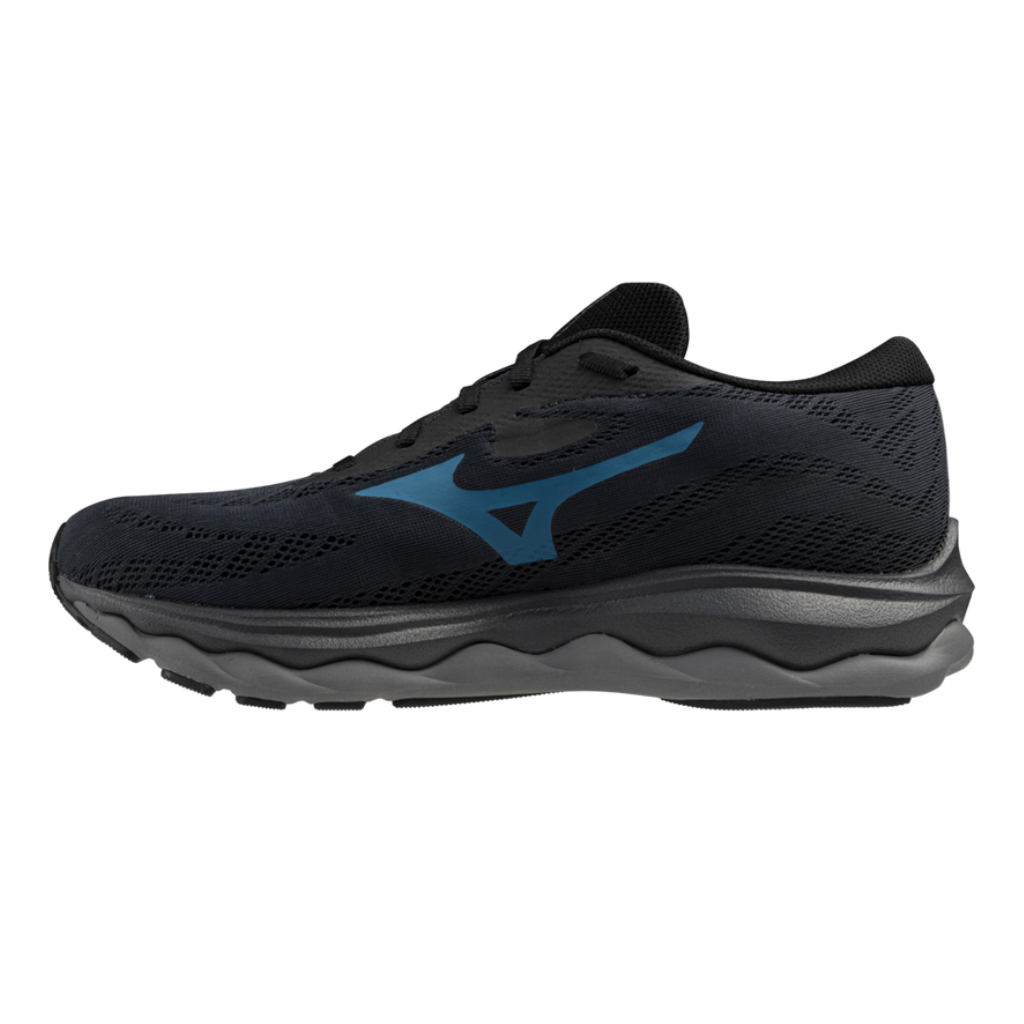 MIZUNO Men's WAVE SERENE GTX Neutral Running Shoe | Ebony/Crystal Teal /Black | J1GC240205 | The Run Hub