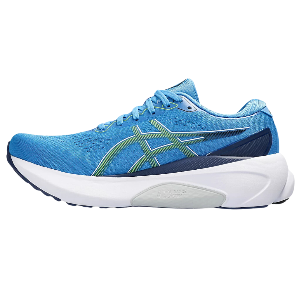 Men's Asics Gel-Kayano 30 Support Running Shoe | 1011B548-404 | Waterscape/Electric Lime | The Run Hub