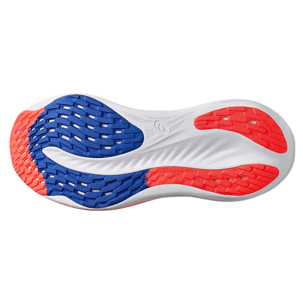 Men's Asics Gel Nimbus 26 Neutral Running Shoe | 1011B855.100 White/Sunrise Red LIMITED EDITION PARIS | The Run Hub 