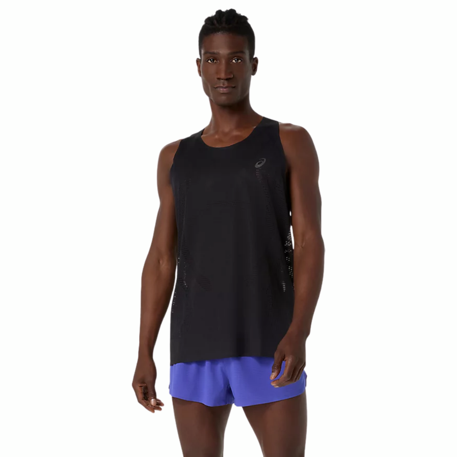 Men's Asics Metarun Singlet | Performance Black | The Run Hub
