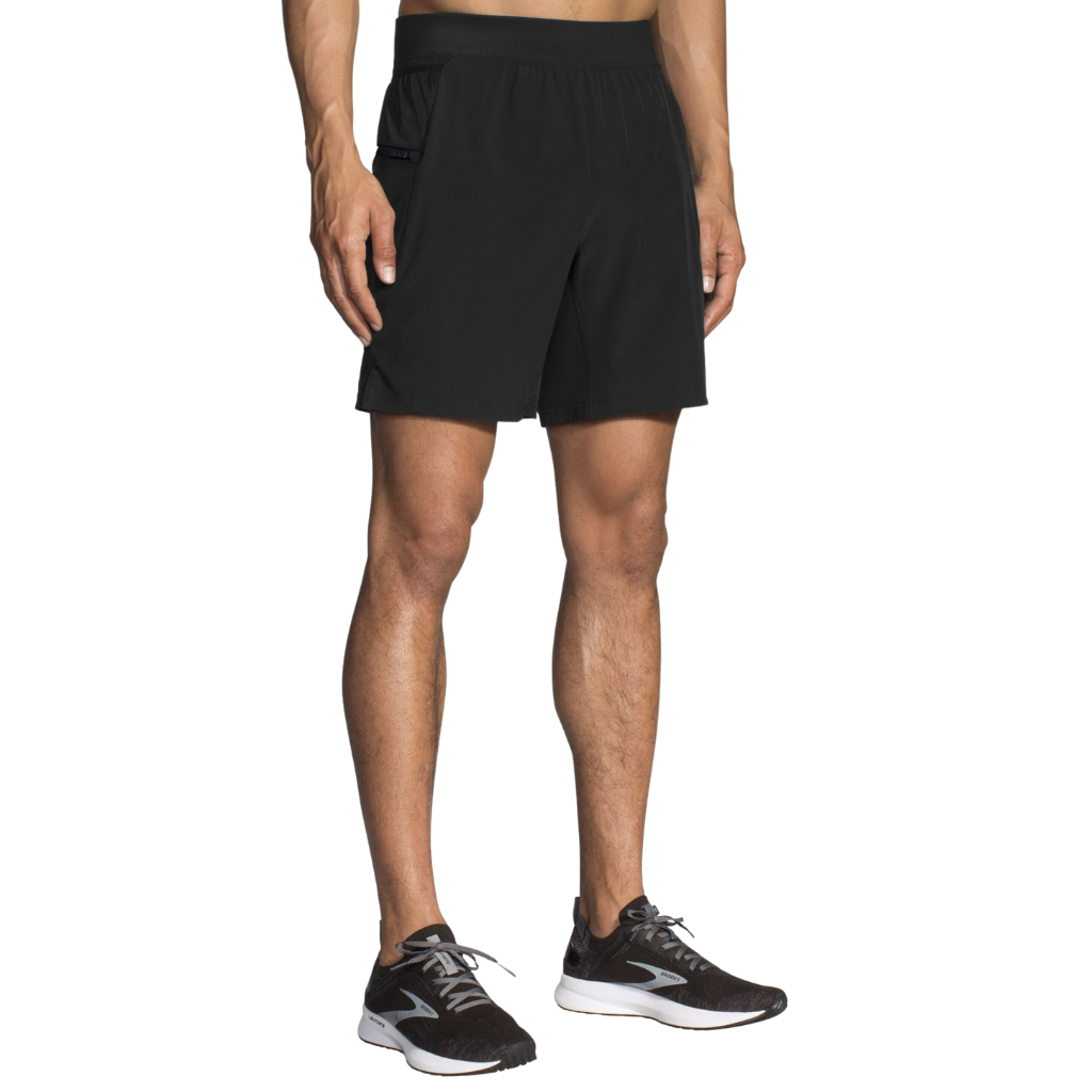 Men's Brooks Sherpa 7" 2in1 Shorts | Black | The Run Hub