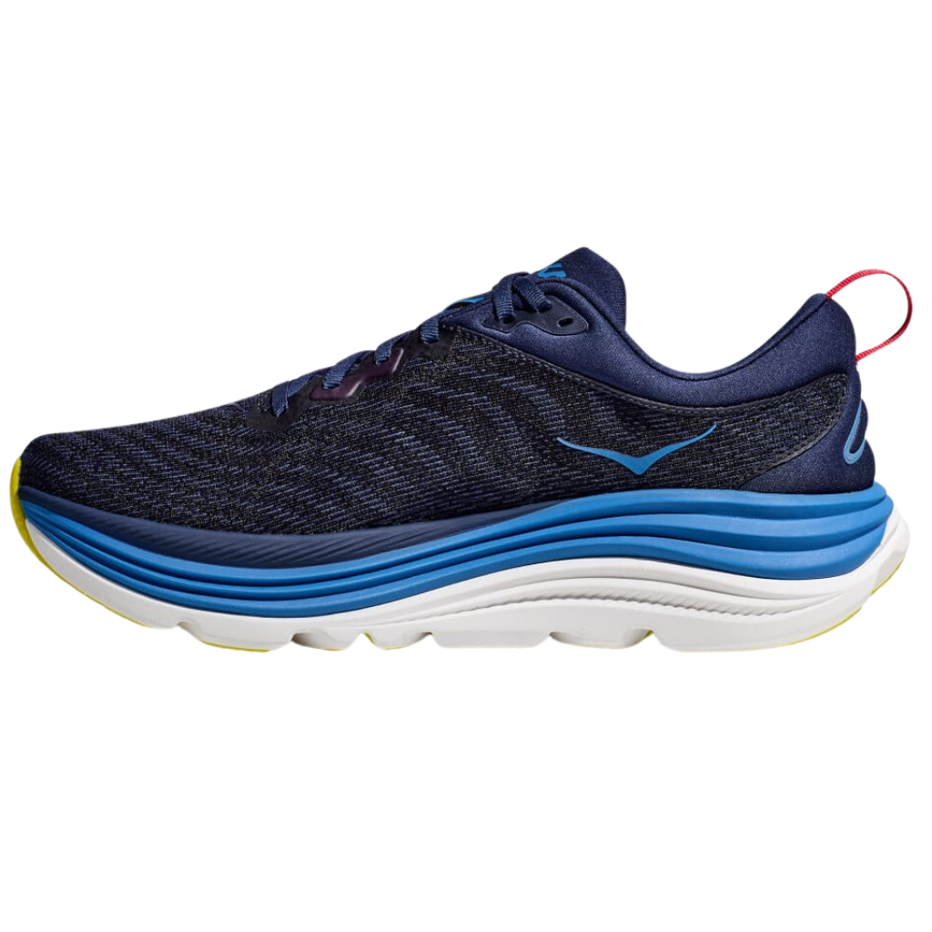 Men's HOKA GAVIOTA 5 Support Running Shoe | 1127929-BBES Bellwether Blue / Evening Sky  | The Run Hub