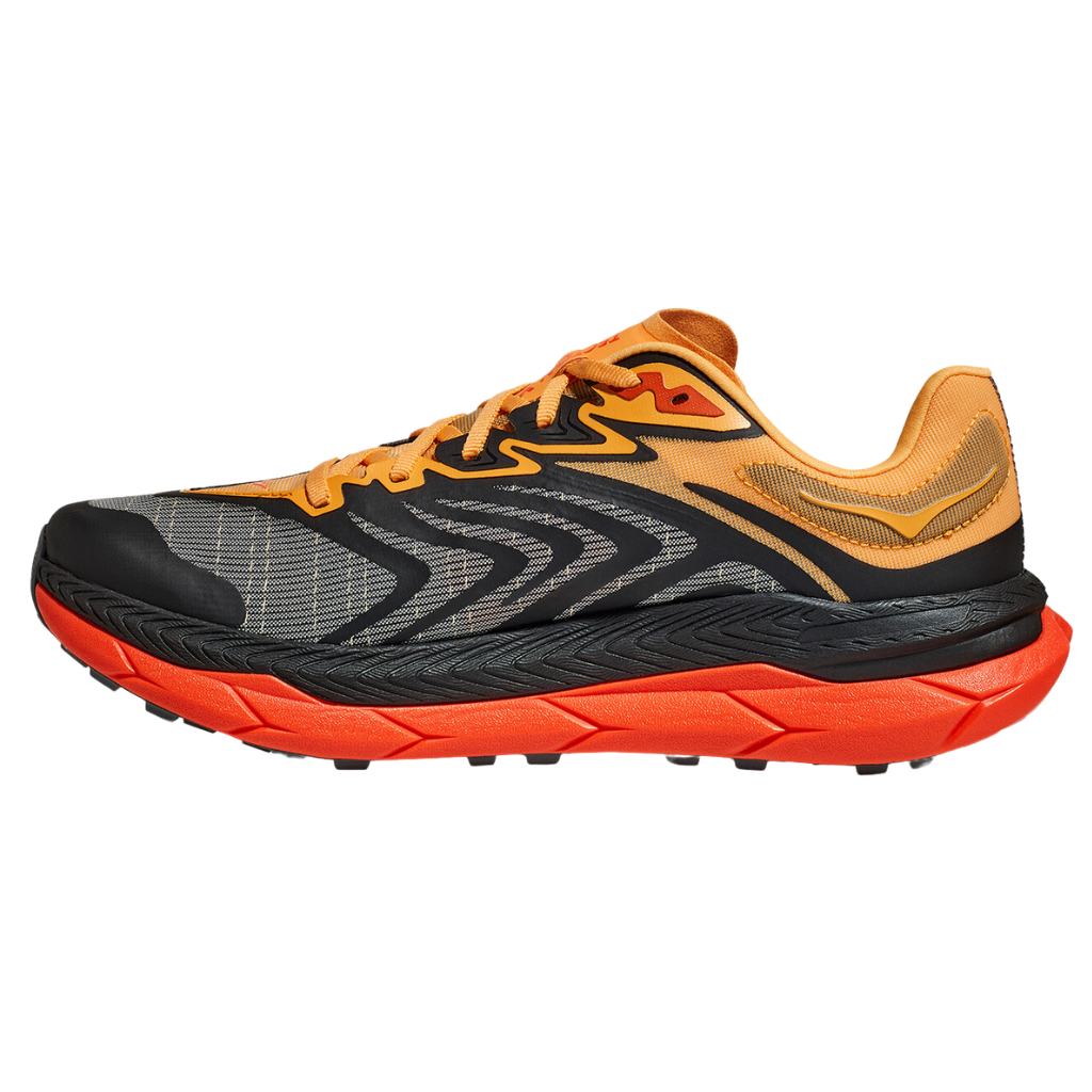 Men's HOKA Tecton X 2 Trail Running Shoe | Black/Flame | 1134516-BFLM |The Run Hub