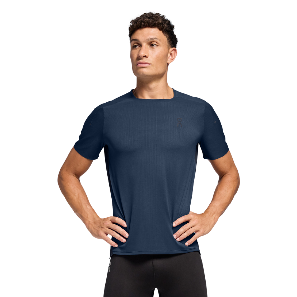 Mens 'running sales t shirt blue