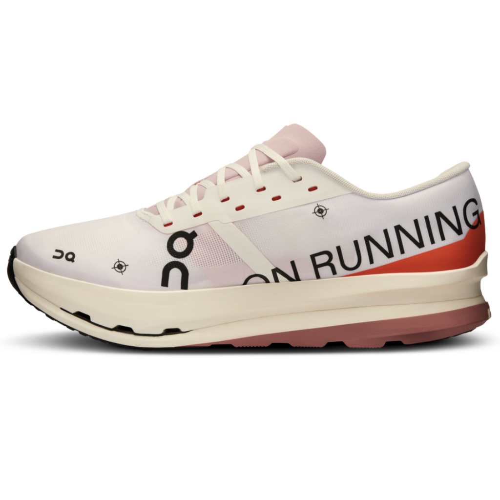 Men's On Running CLOUDBOOM ECHO 3 Neutral Racing Shoe | White | Flame | The Run Hub