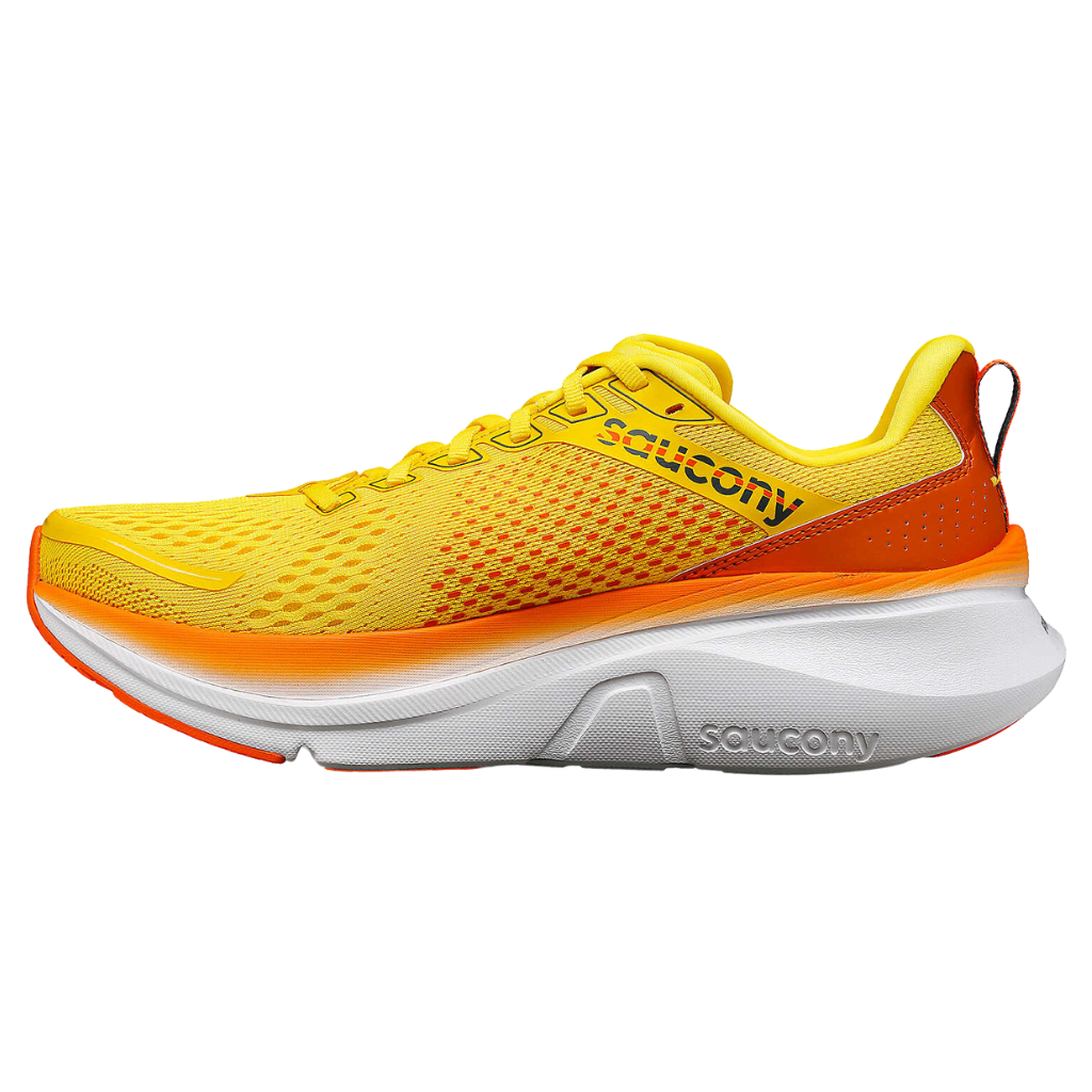Men's Saucony Guide 17 Support Running Shoe | S20936-116 | Pepper/Canary | The Run Hub