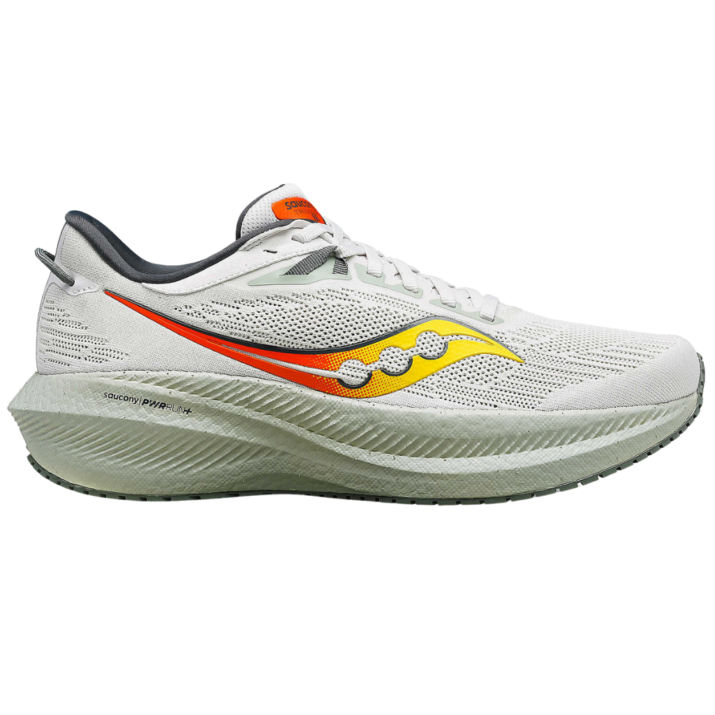 Men's Saucony TRIUMPH 21 Neutral Running Shoe | S20881-111 | Fog/Bough | The Run Hub