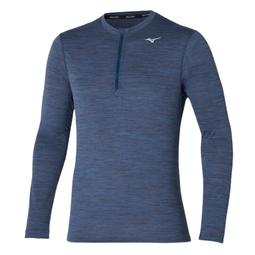 Mizuno Impulse Core LS Half Zip Tee  | J2GAA53518 | The Run Hub