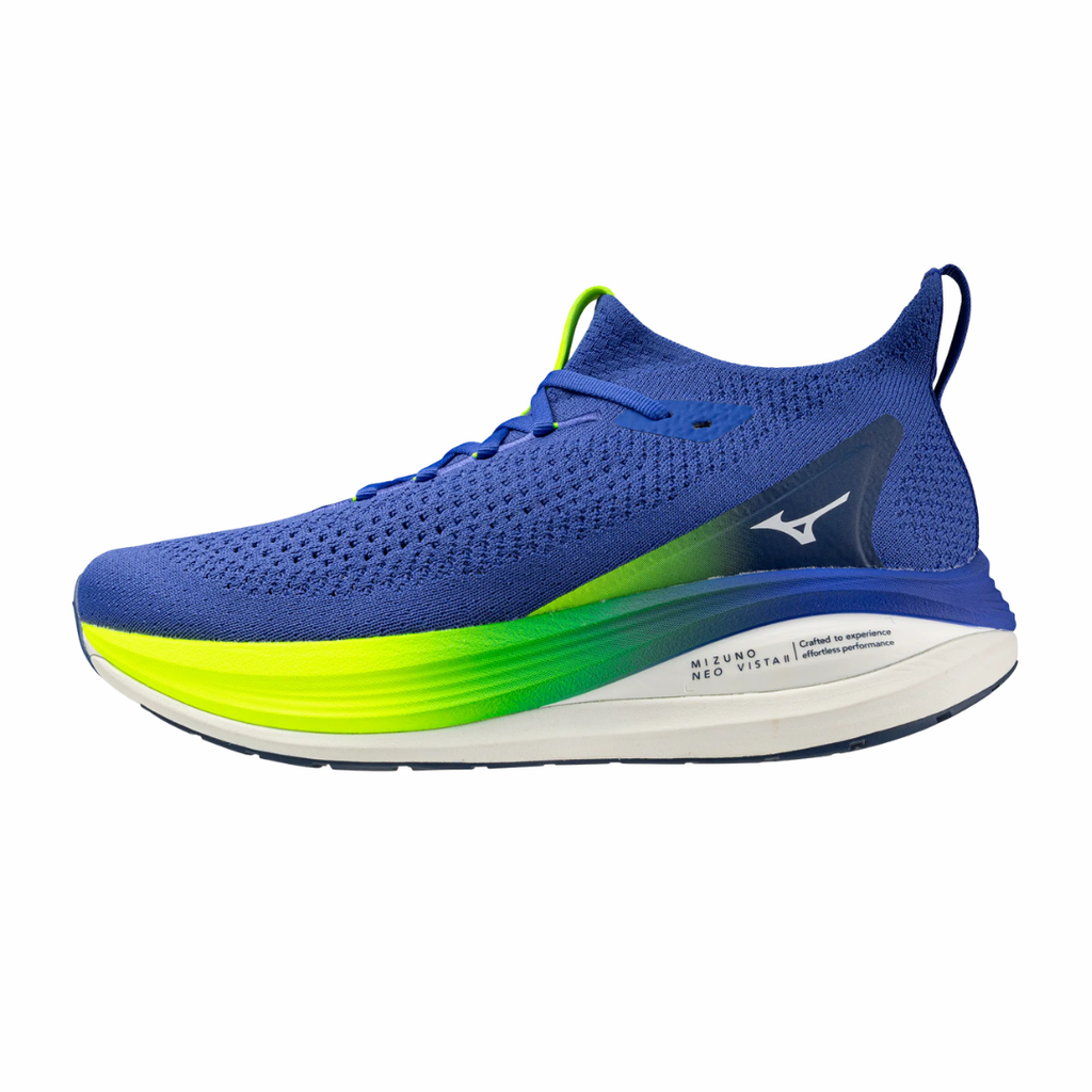 Mizuno Neo Vista 2 | Dazzling Blue, White & Lightning Yellow | The Run Hub