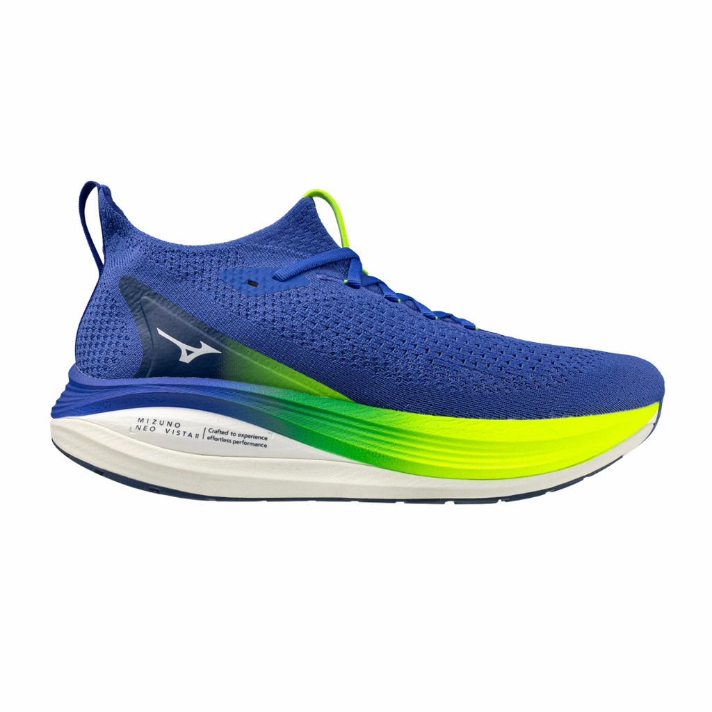 Mizuno Neo Vista 2 | Dazzling Blue, White & Lightning Yellow | The Run Hub