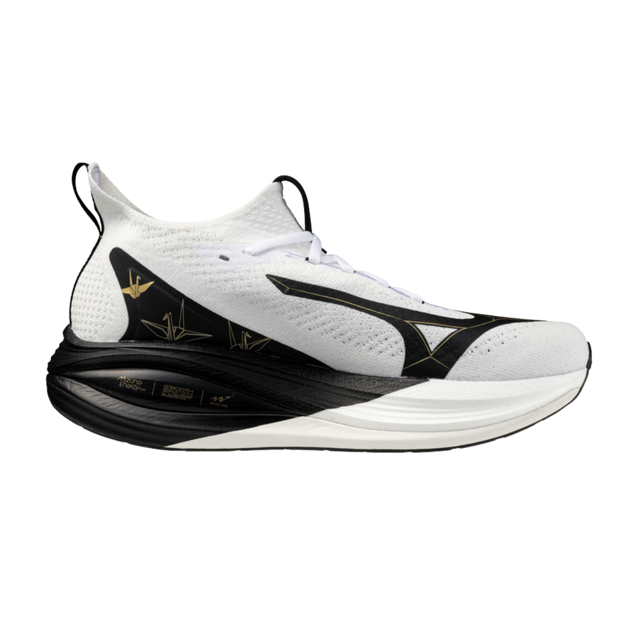Mizuno Neo Vista 2 | White/Black/Gold | The Run Hub