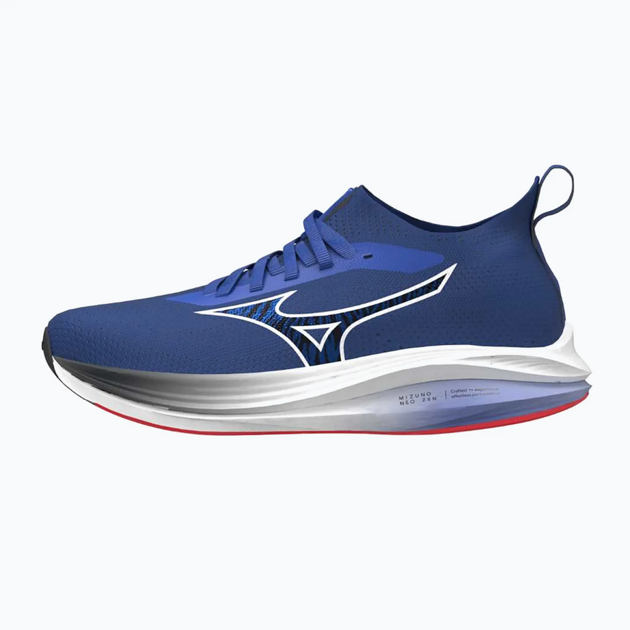 ミズノ　ZETT MIZUNO SHOE CYCLONE SPEED 5 MN WHITE/BELLWETHER BLUE (SS25