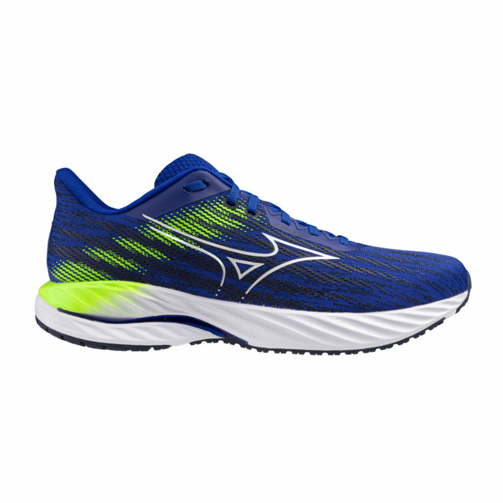 Mizuno Wave Inspire 21 | Reflex Blue, White & Green Gecko | The Run Hub