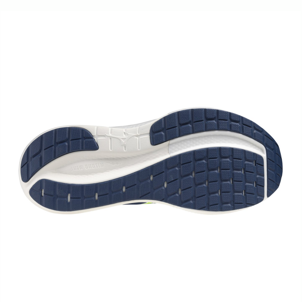 Mizuno Wave Inspire 22 | Estate Blue, Lightning Yellow & Lightning Yellow  | The Run Hub