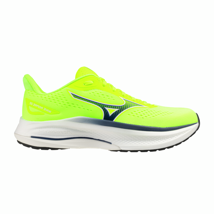 Mizuno Wave Inspire 22 | Lightning Yellow & Dazzling Blue | The Run Hub