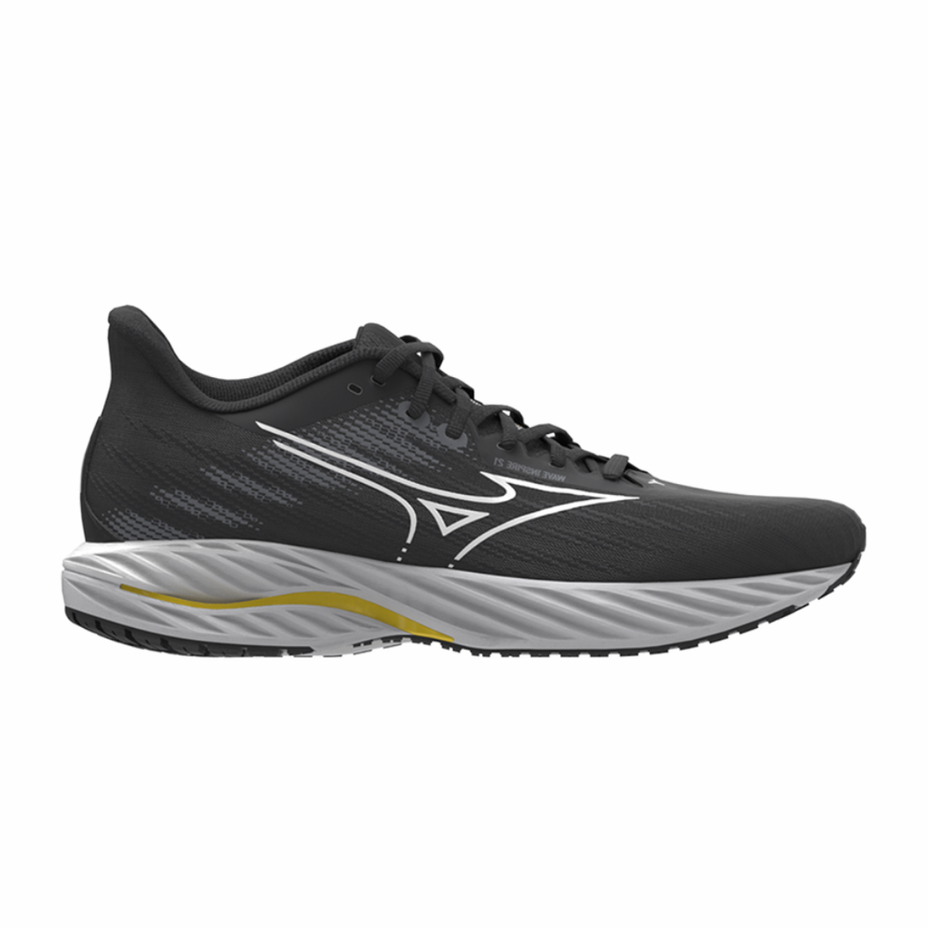 Mizuno Wave Rider 29 | White, Estate Blue & Lightning Yellow | The Run Hub