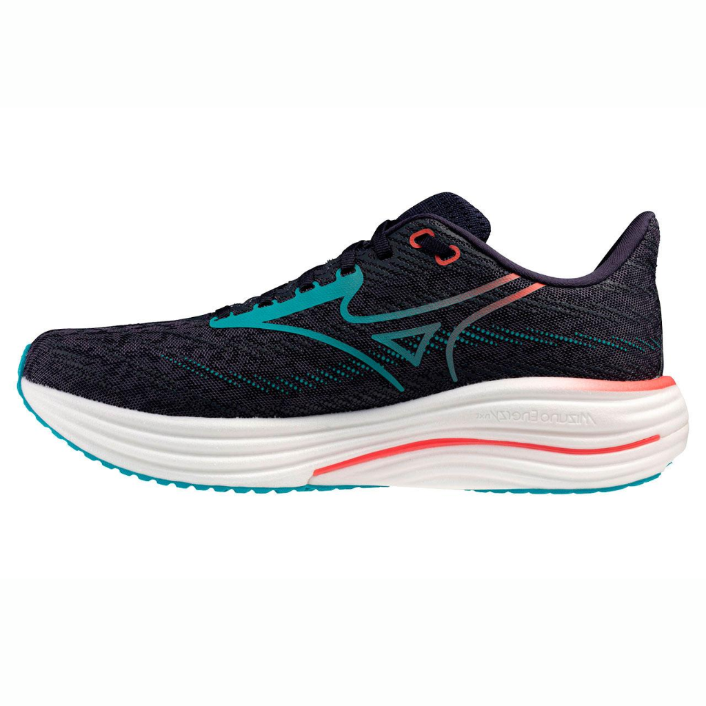 Mizuno Wave Rider 29 | Odyssey Gray/Iris Bloom/Calypso Coral | 5059882579123 | The Run Hub