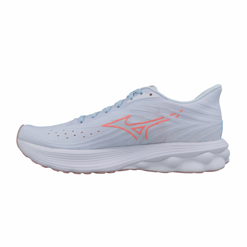 Mizuno Wave Skyrise 6 | Nantucket Breeze, Striking Coral & Bleached Mauve | The Run Hub