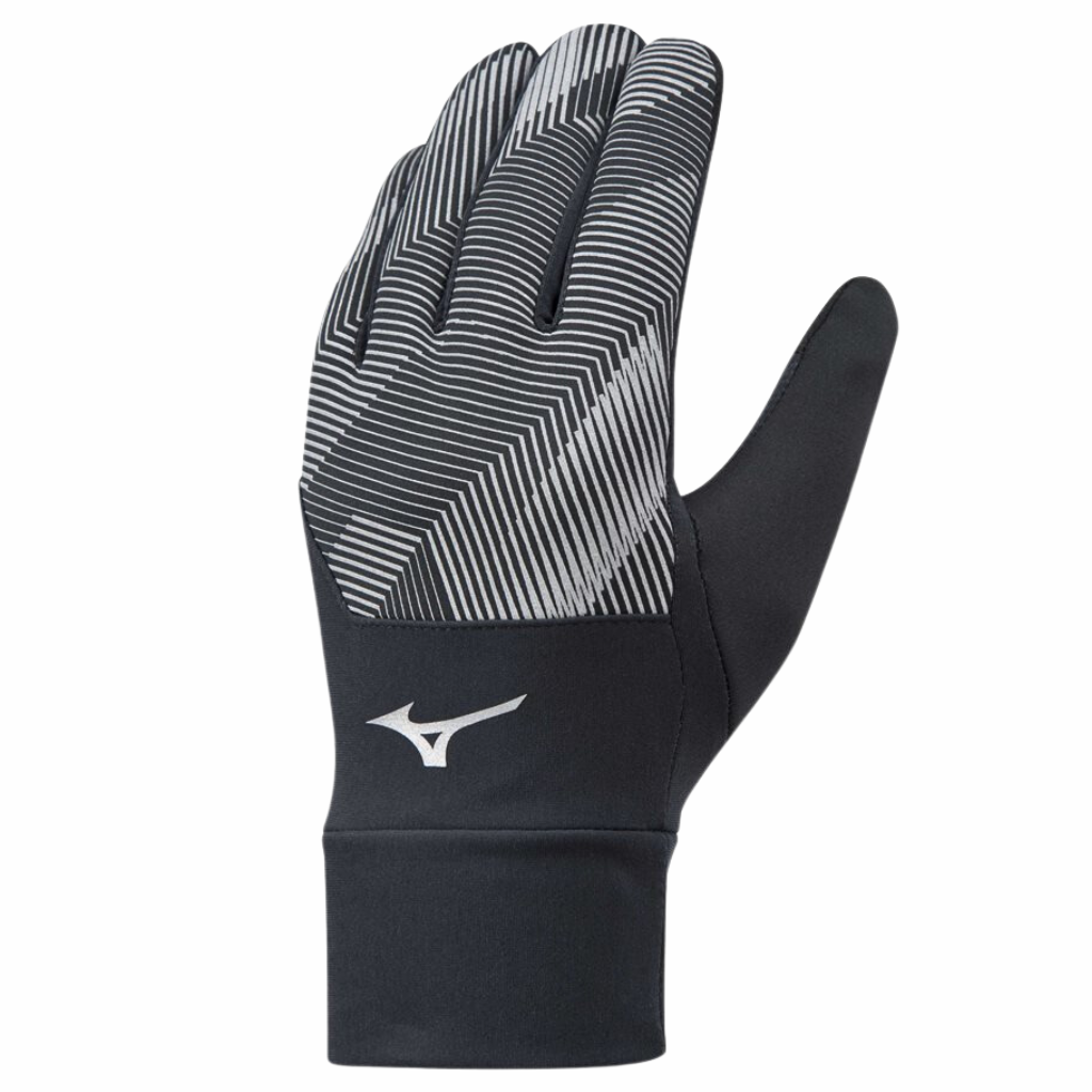 Mizuno Windproof Glove | Black | J2GY8551Z91 | The Run Hub