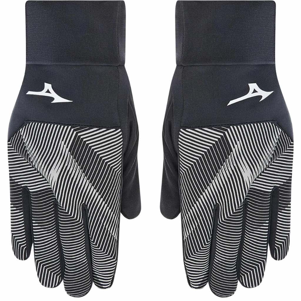 Mizuno Windproof Glove | Black | J2GY8551Z91 | The Run Hub