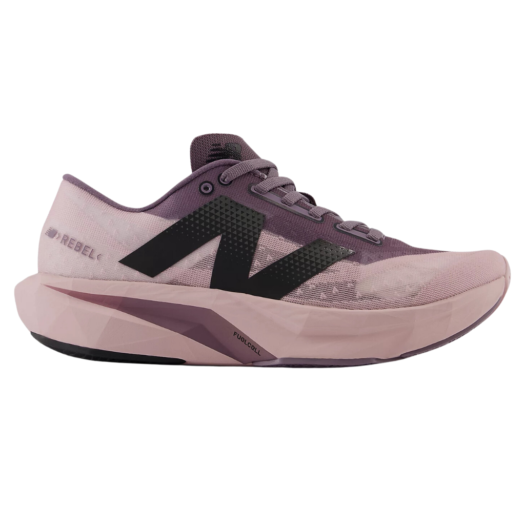 New Balance FuelCell Rebel v4 | WFCXCS4 | Twilight Haze with Dark Ice Wine and Black | Women's Neutral Shoes | The Run Hub