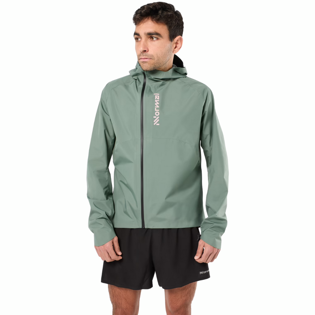 NNormal Trail Rain Jacket | Green | The Run Hub