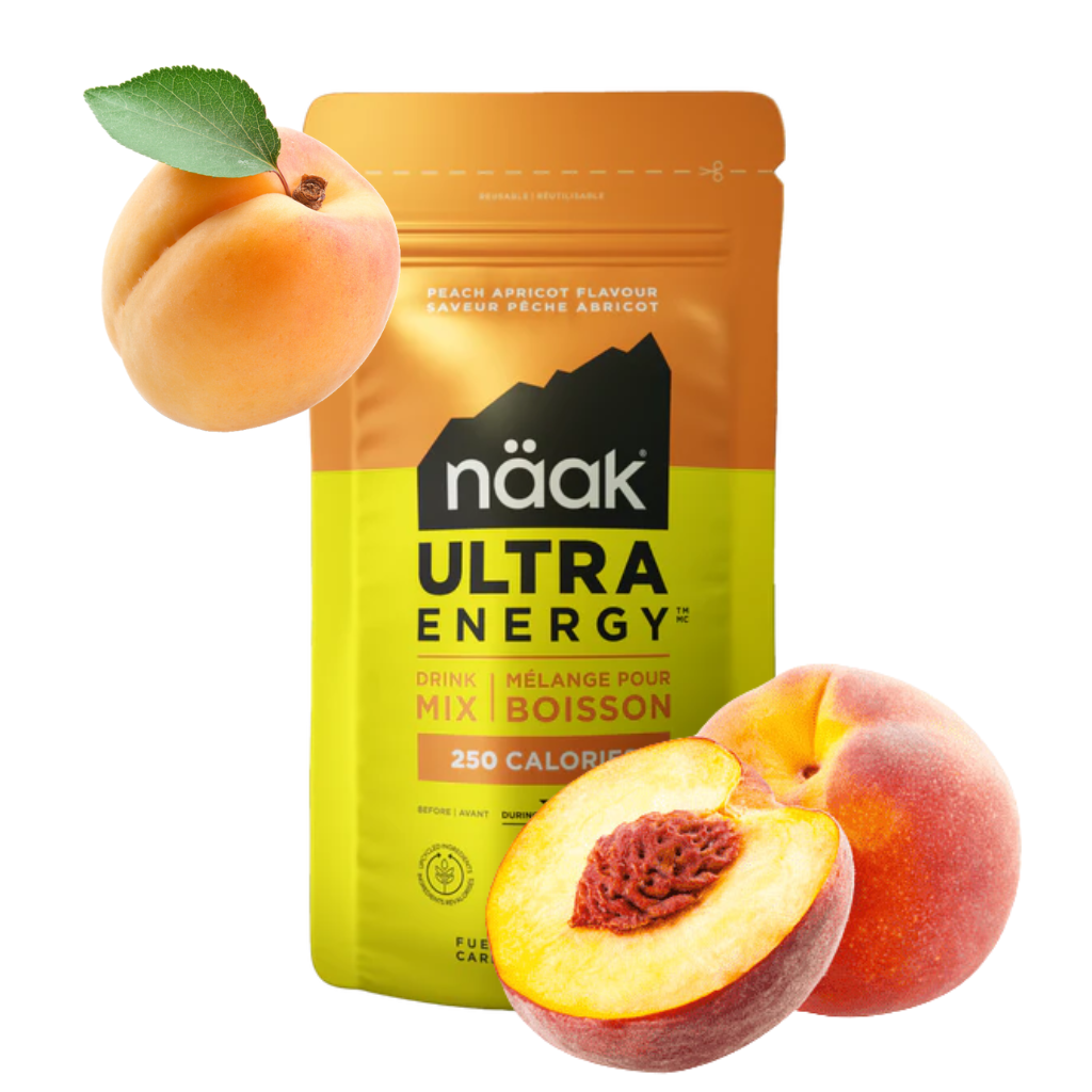 Näak Ultra Energy Drink Mix Powder | Peach Apricot Flavour | 72g packet | The Run Hub 