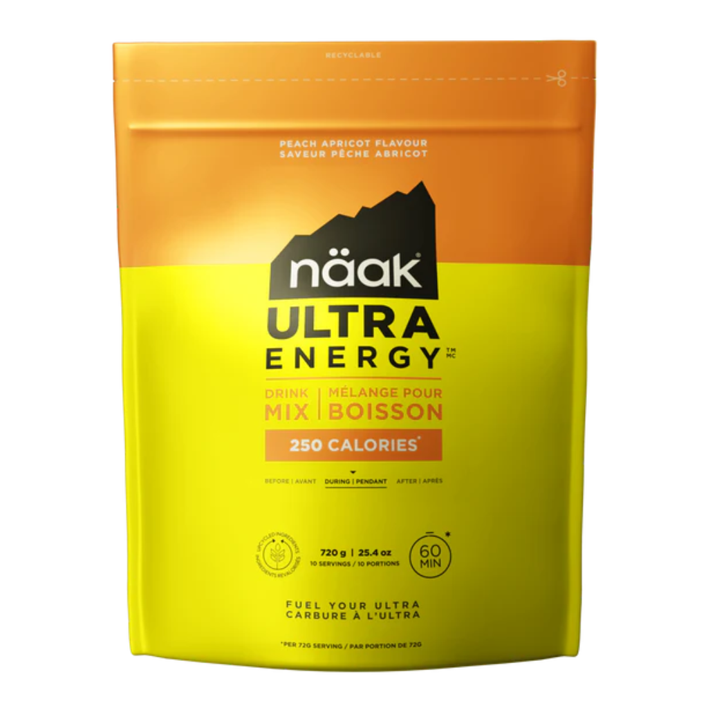 Näak Ultra Energy™ Drink Mix 720G Pouch | Peach Apricot Flavour | The Run Hub