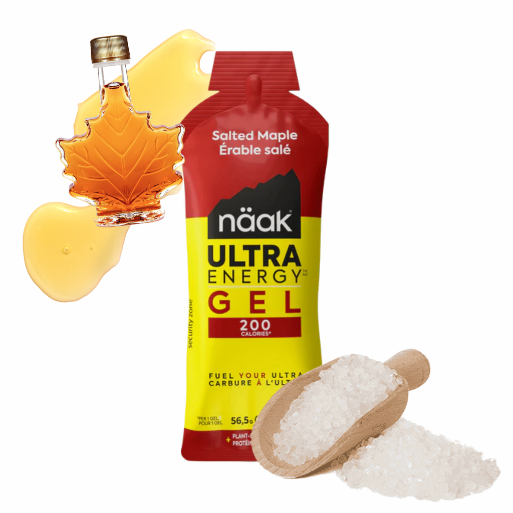 Näak Ultra Energy™ Gels | Salted Maple Flavour | 56.5g Packet | The Run Hub 