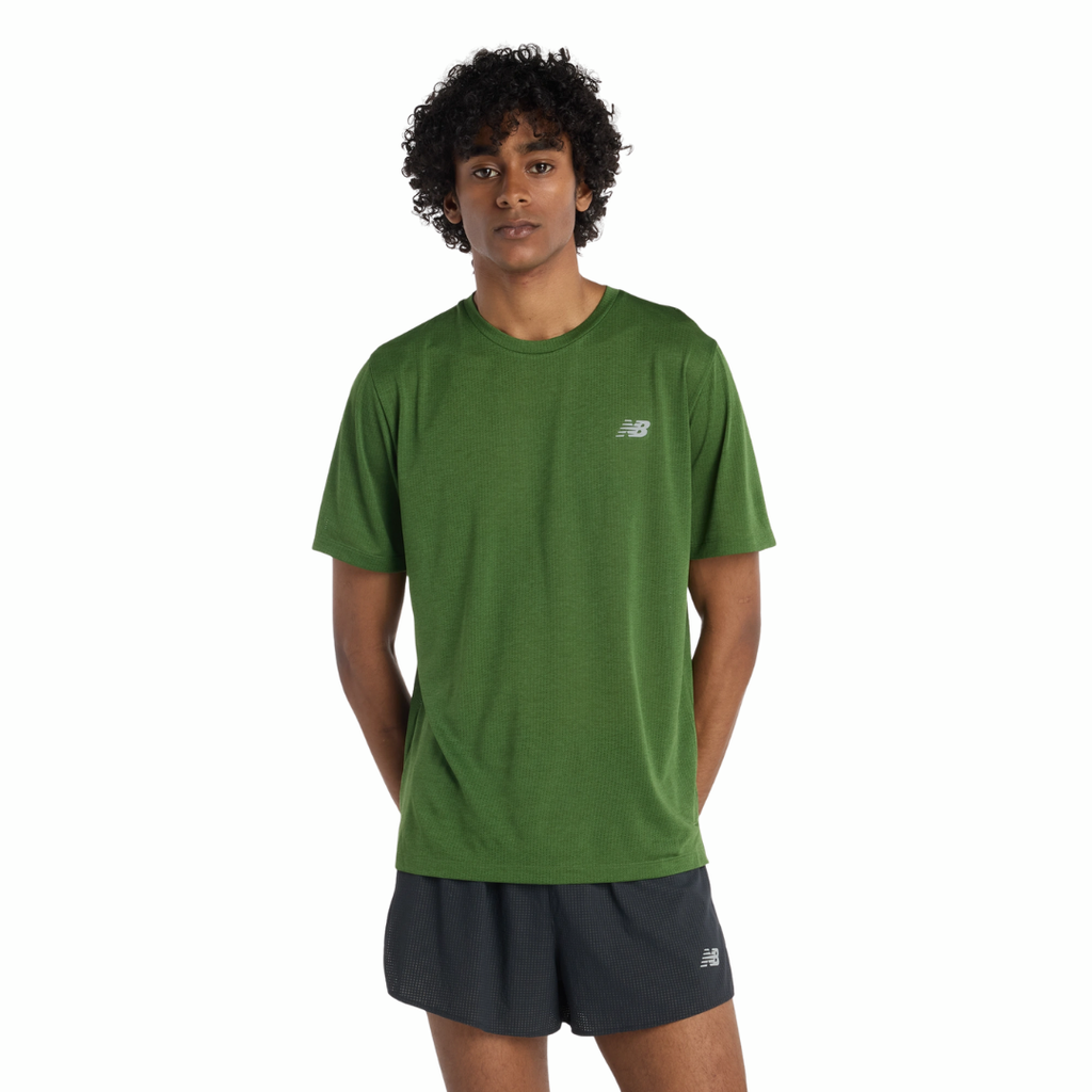 New Balance Athletics T-Shirt | Green | The Run Hub
