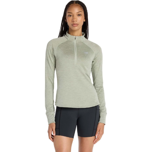 New Balance Heat Grid Half Zip | Light Green | The Run Hub