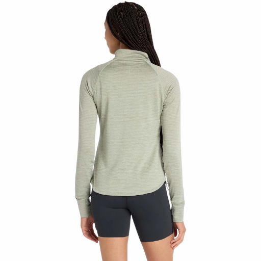 New Balance Heat Grid Half Zip | Light Green | The Run Hub