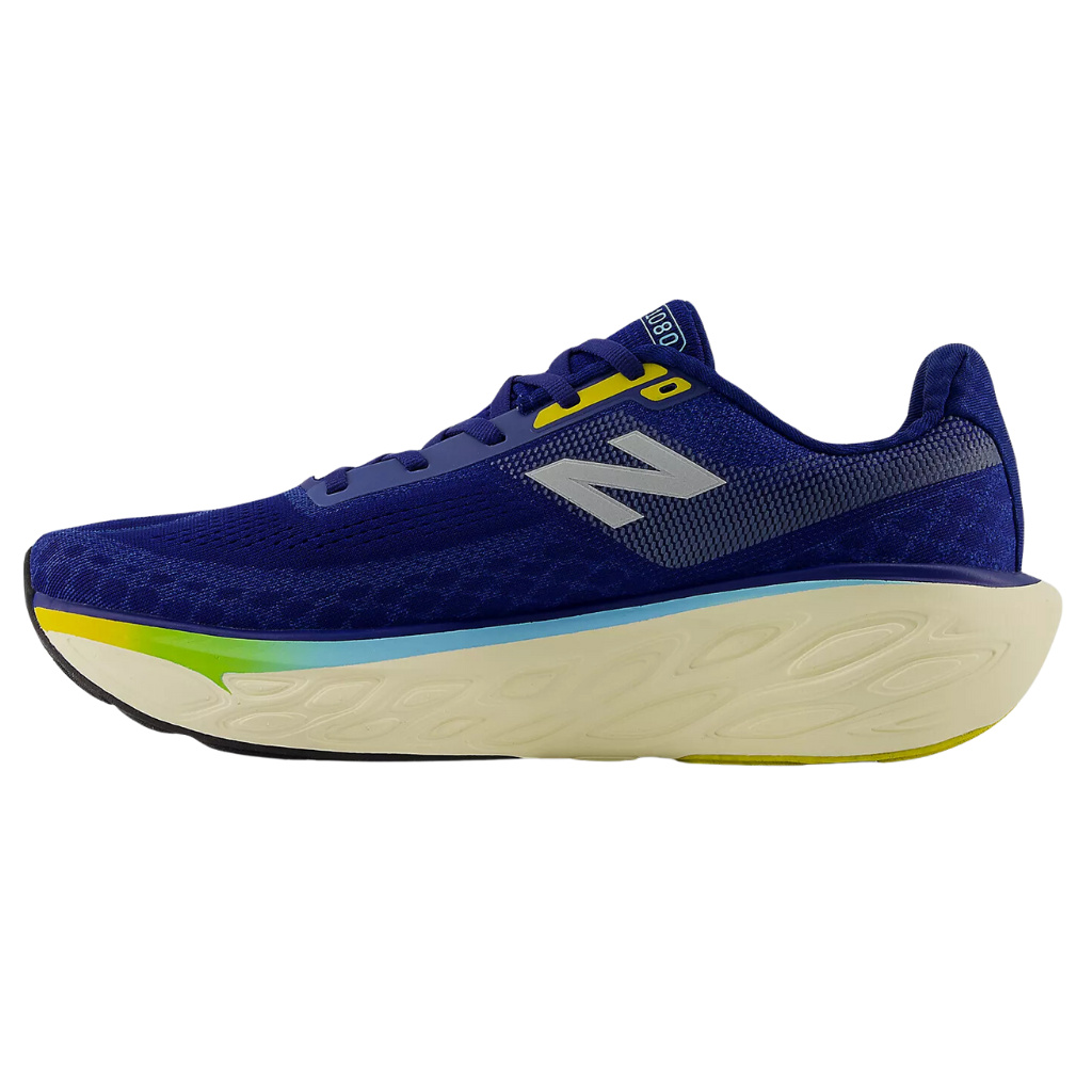 Men's New Balance Fresh Foam X 1080 v14 WIDE Inkwell with Silver Metallic and Ginger Lemon | M1080N14 WIDE | The Run Hub