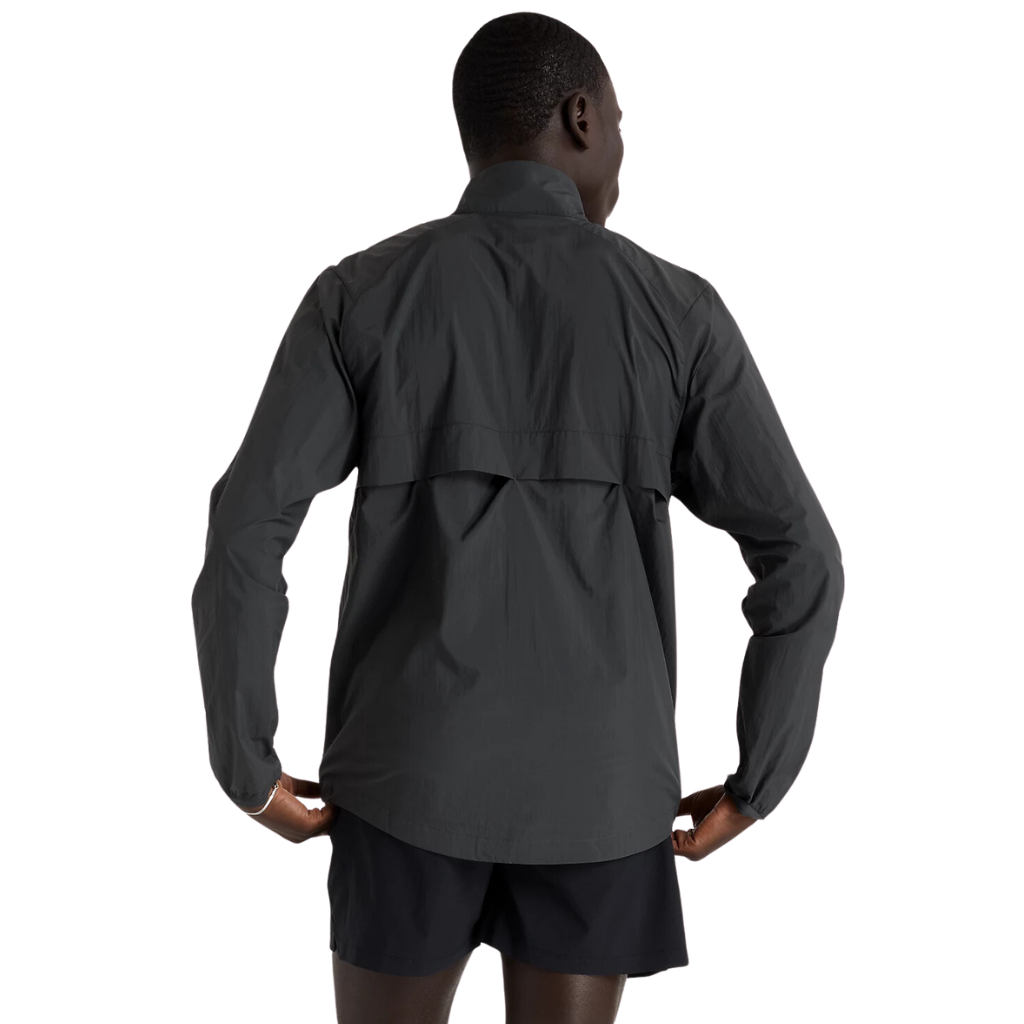 New Balance Men's Athletics Reflective Packable Jacket | Blacktop | MJ41279ACK | The Run Hub