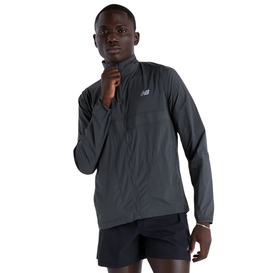 New balance hi viz running jacket sale