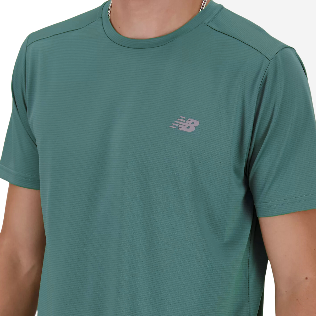 New Balance Men's Athletics Sports Essentials T-Shirt | New Spruce | MT41222NUS | The Run Hub