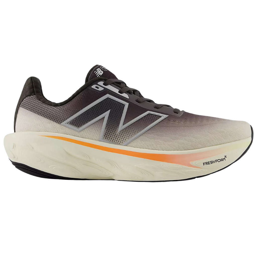 New Balance Men's Fresh Foam 1080 v14 Neutral Running Shoe | Black Cement with Angora and Hot Mango | M1080P14 | The Run Hub