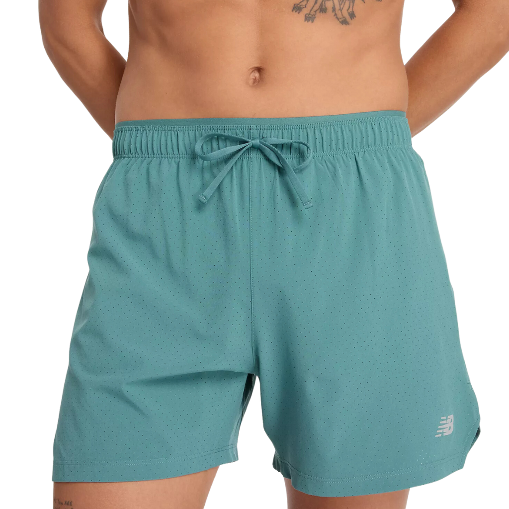 New Balance Men's RC Short 5" | New Spruce | MS41286NUS | The Run Hub