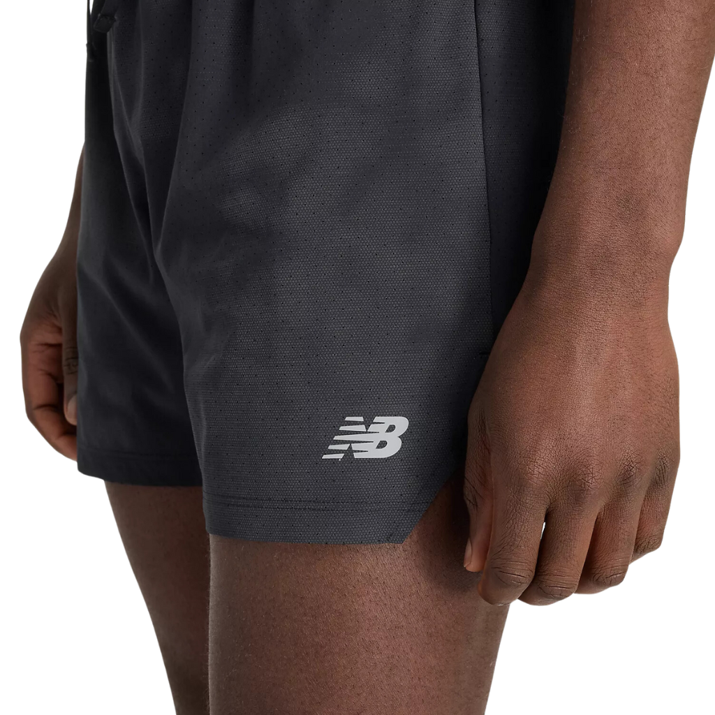 New Balance Men's RC Reflective Short 5"  | Black | MS43279 BM | The Run Hub