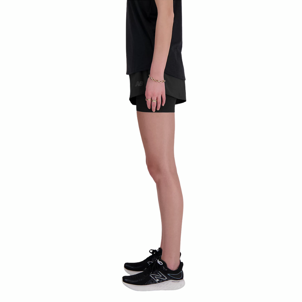 New Balance RC 2-in-1 Short 3" | Black | The Run Hub