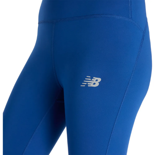 New Balance Sleek High Rise Legging 25" | Blue | The Run Hub