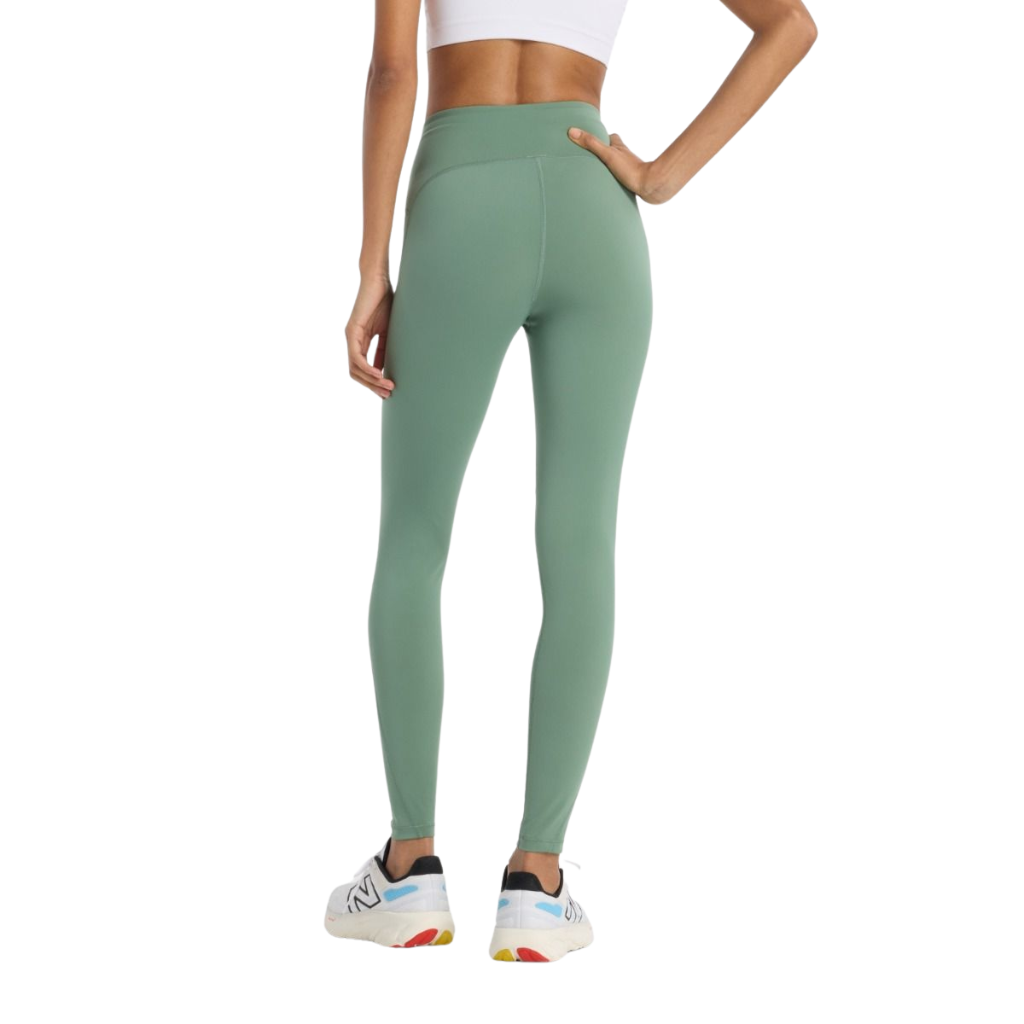 New Balance Sleek Pocket High Rise Legging 27" | Dark Juniper | 197967338205 | The Run Hub