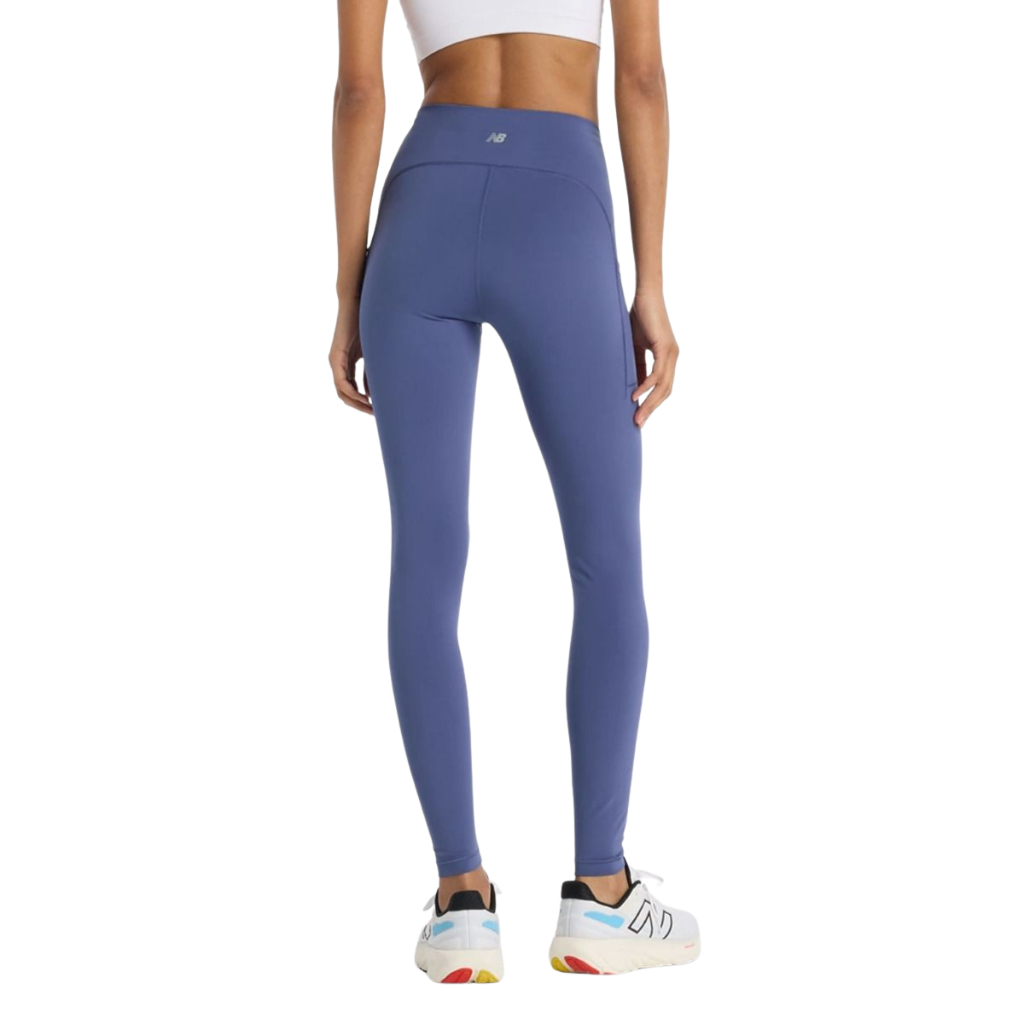 New Balance Sleek Pocket High Rise Legging 27" | Dream State | 197967338267 | The Run Hub