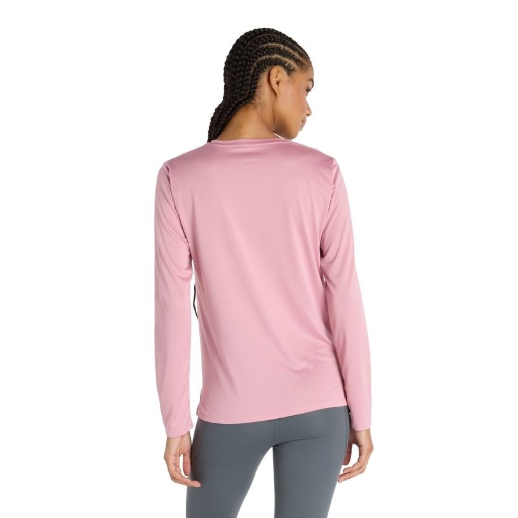 Women's New Balance Sport Essential Long Sleeve Top Pink The